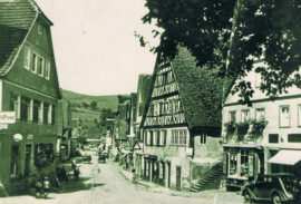 Amorbach, Hotel Post um 1900